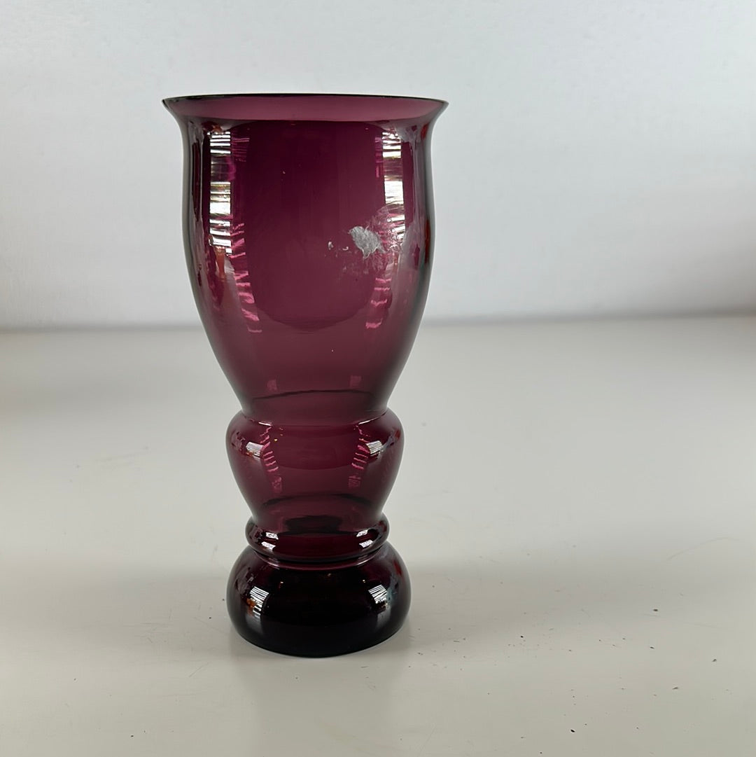 Art deco vaas paars