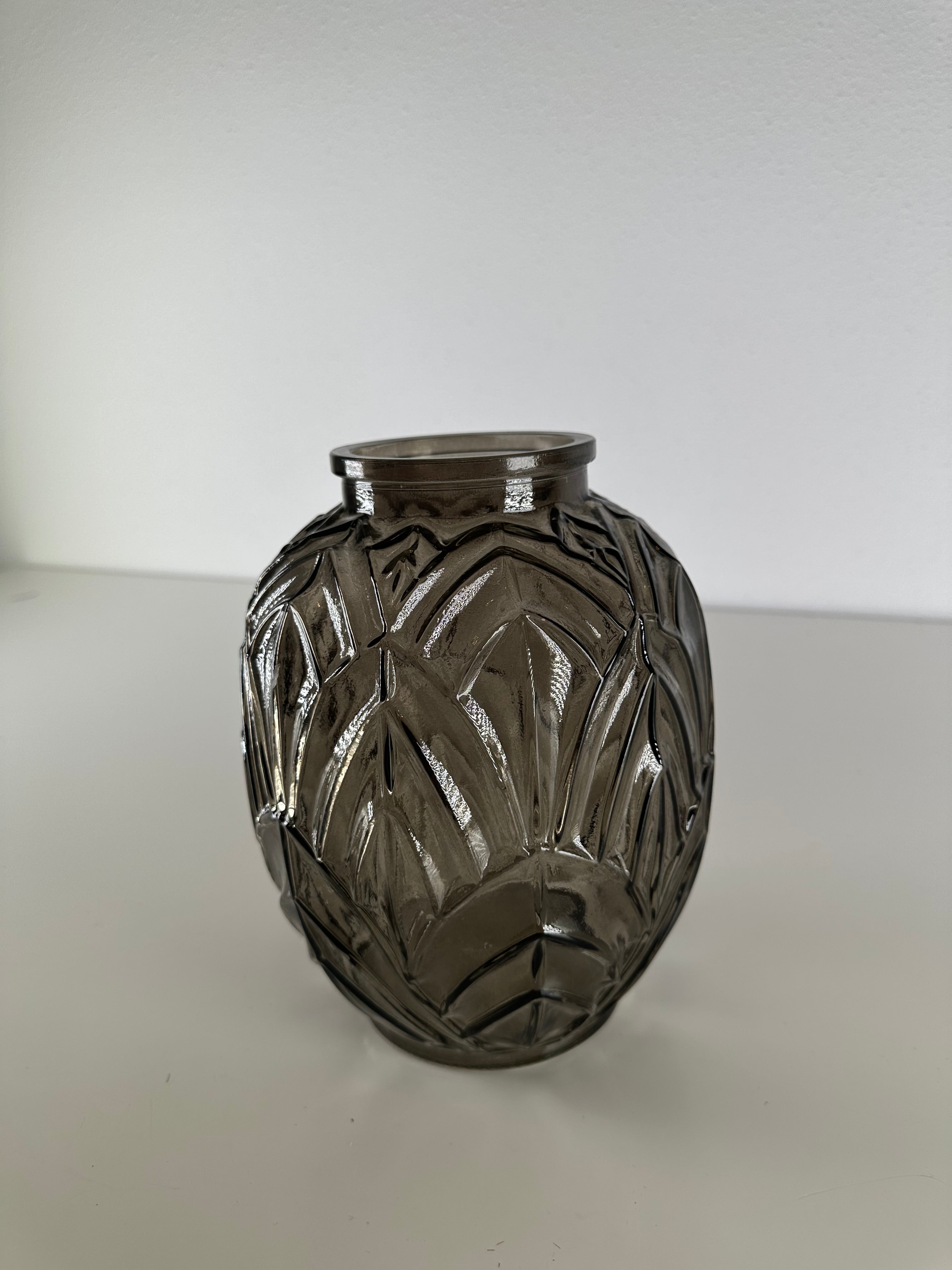 Vaas ananas smoked glas