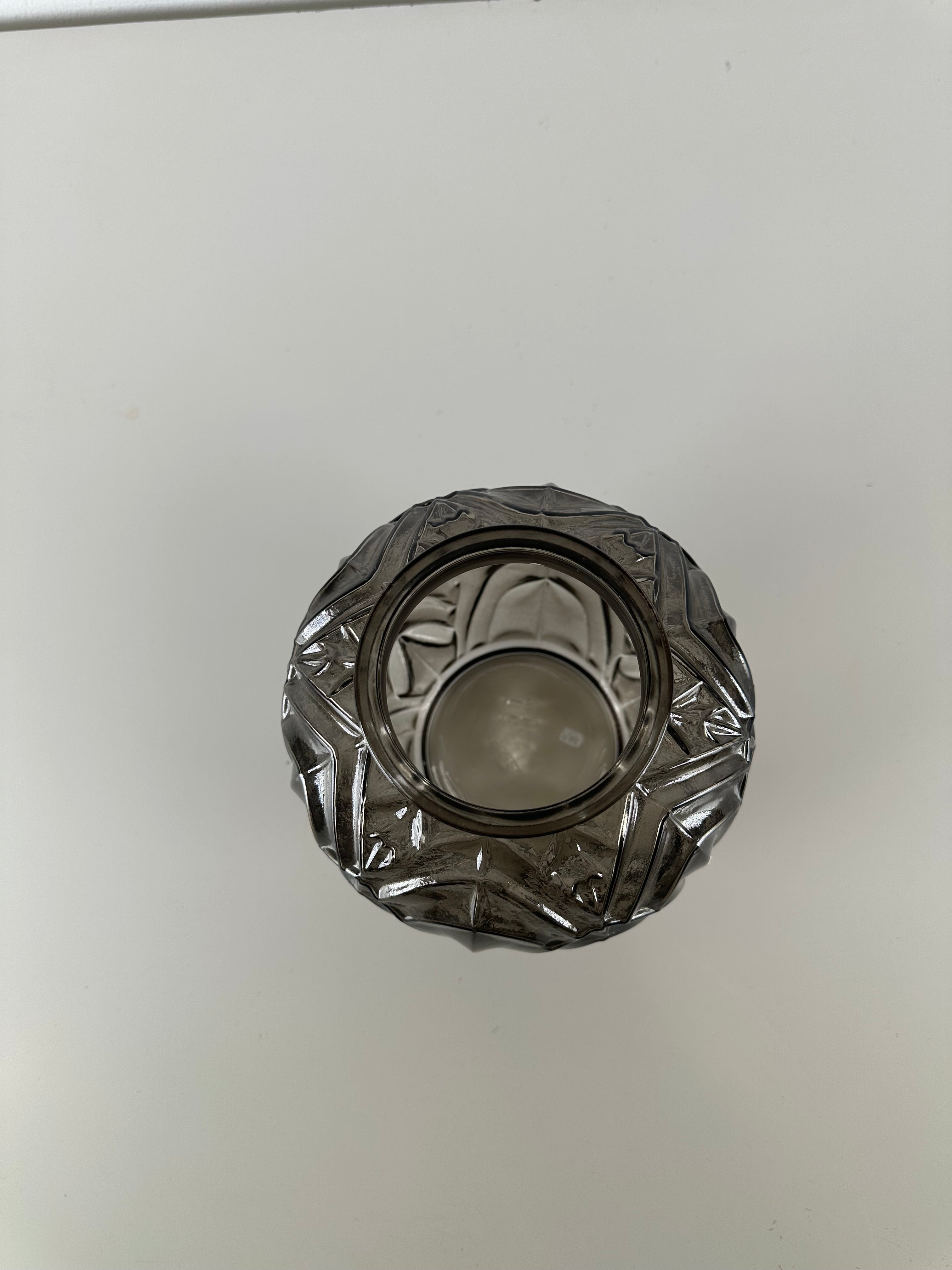 Vaas ananas smoked glas