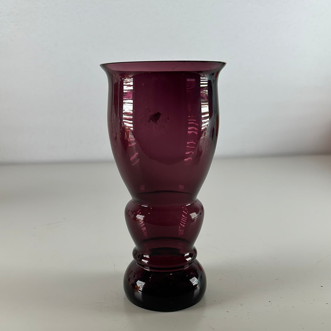 Art deco vaas paars