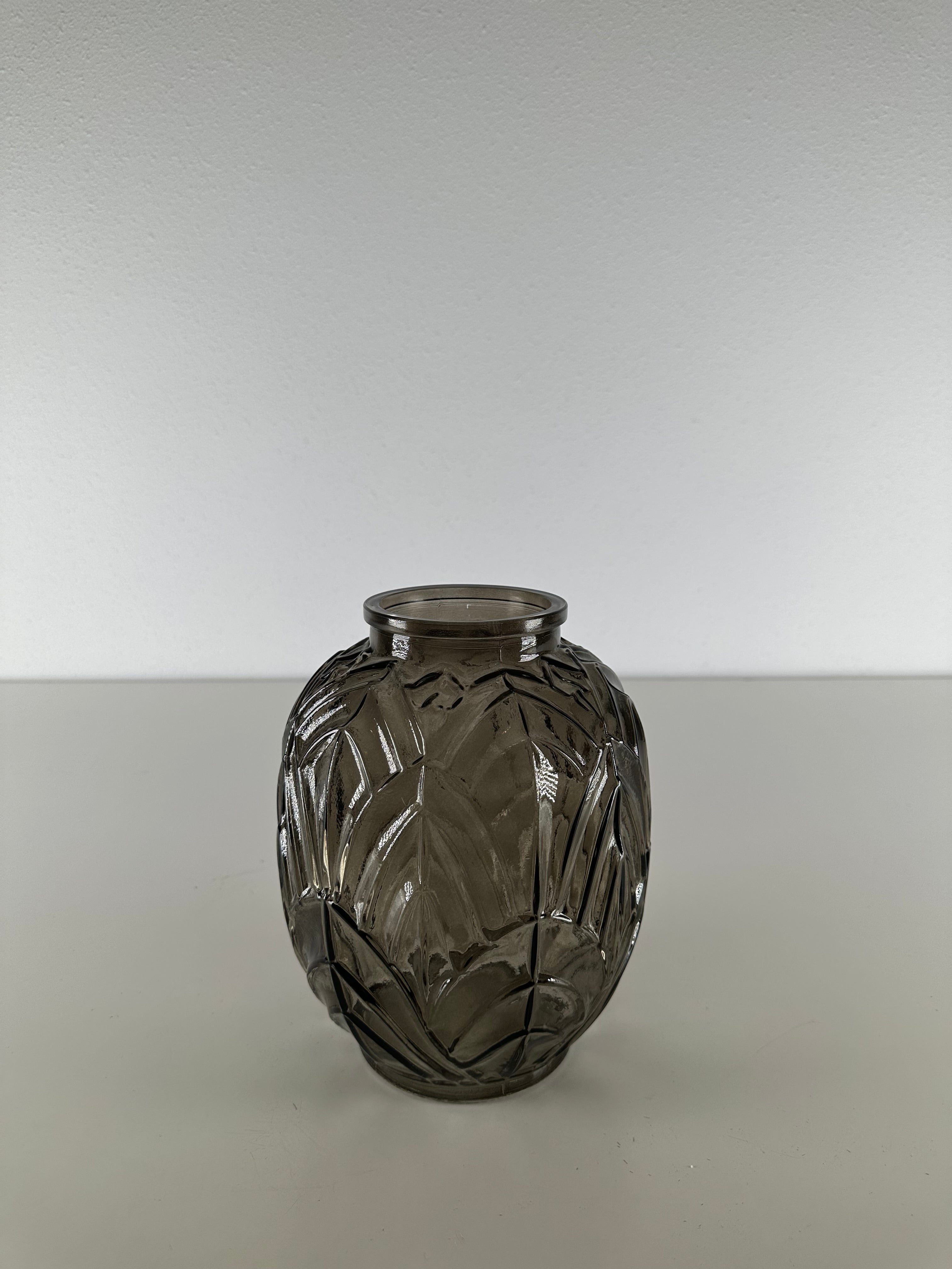 Vaas ananas smoked glas