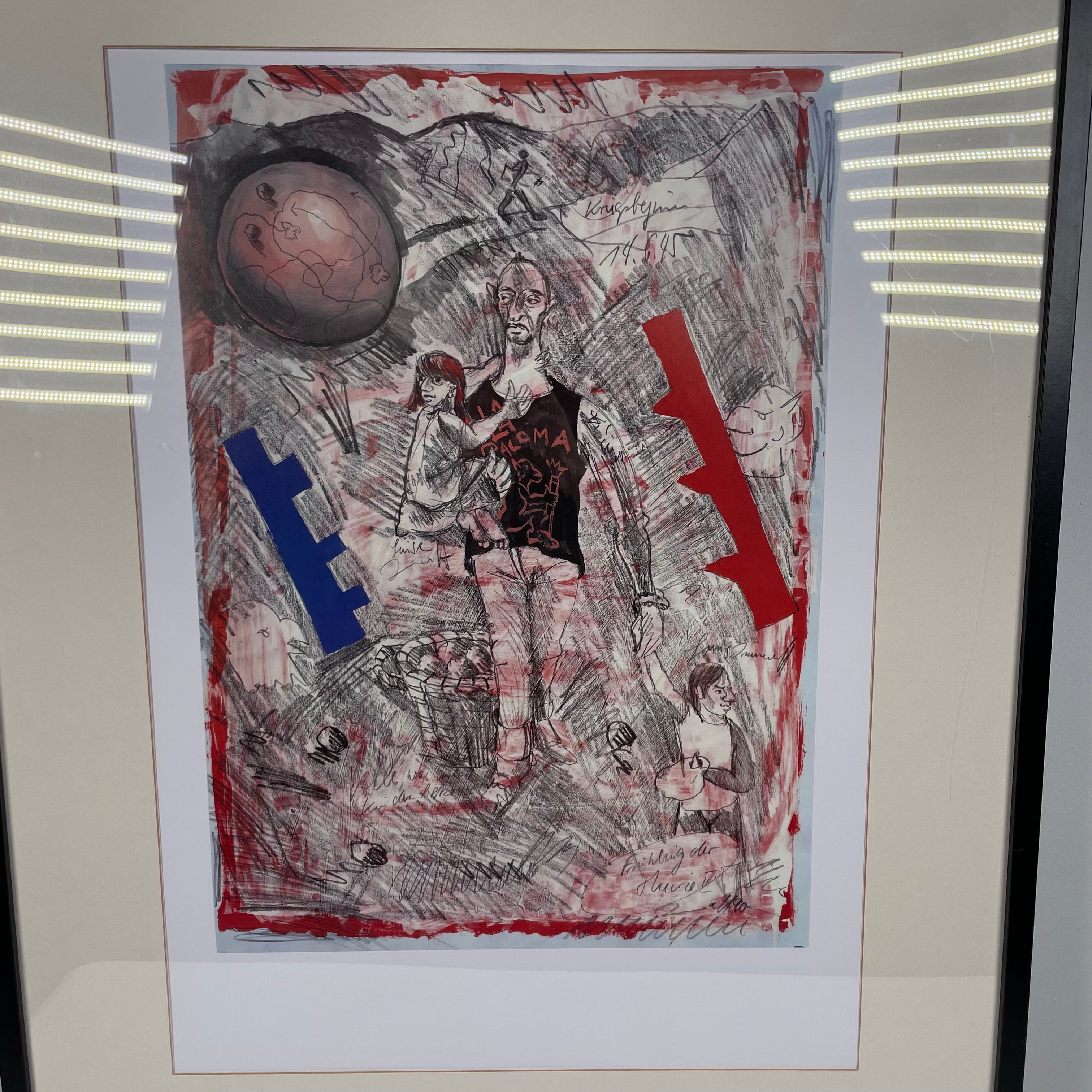 Litho van Jörg Immendorff