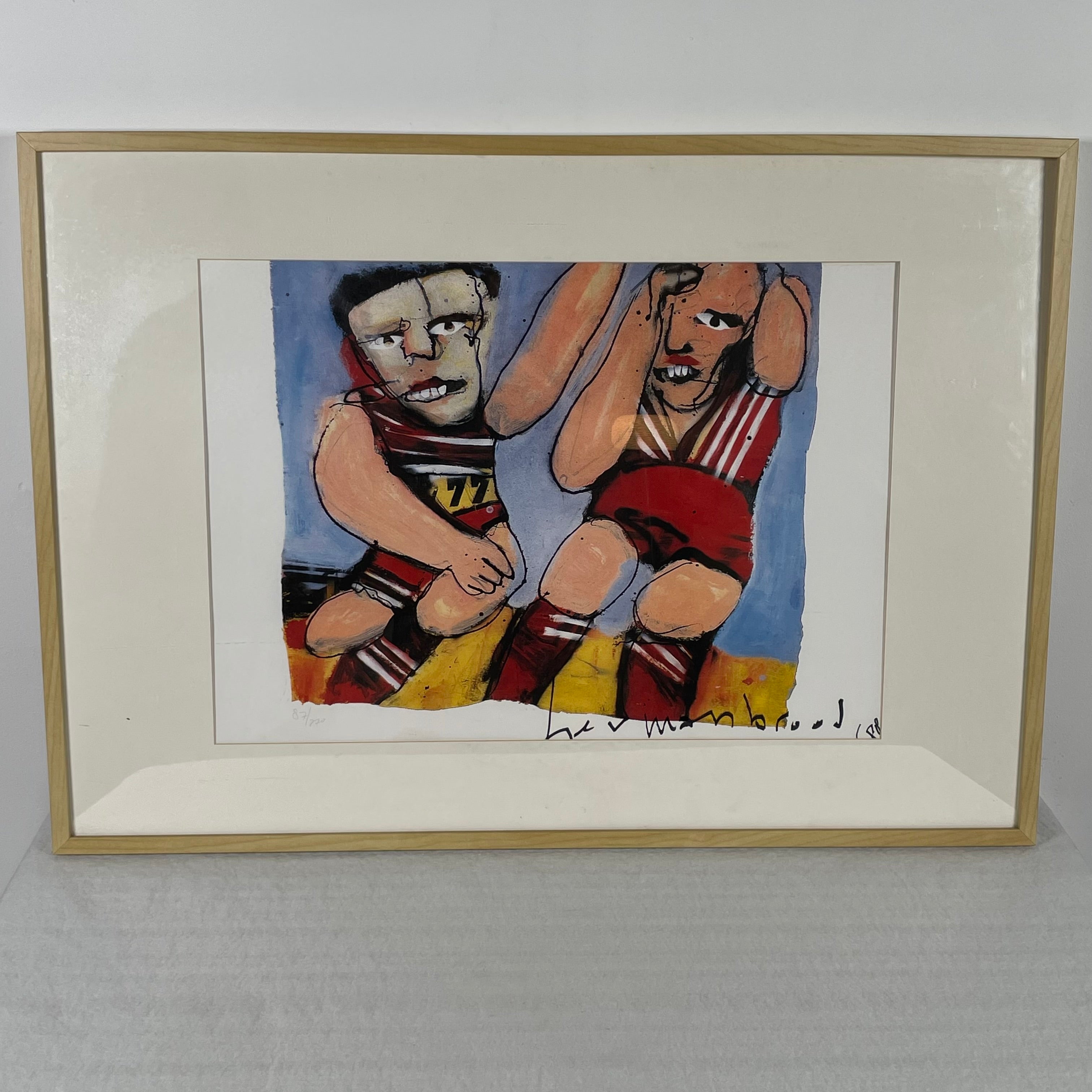 Schilderij Herman Brood - zeefdruk